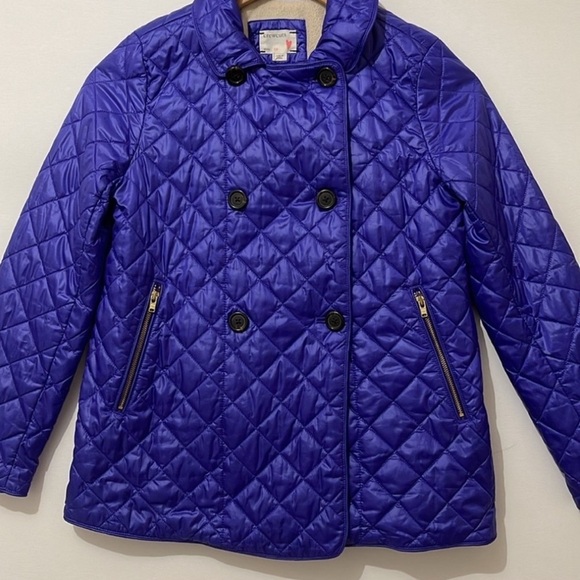 J. Crew Crewcuts Girls Quilted Jacket Size 10 - Picture 4 of 7
